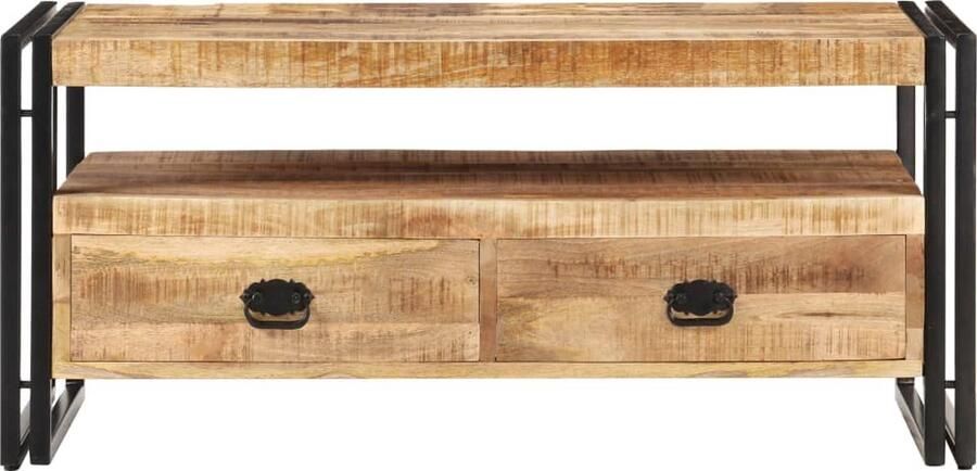 VidaXL Salontafel 100x55x45 cm ruw mangohout