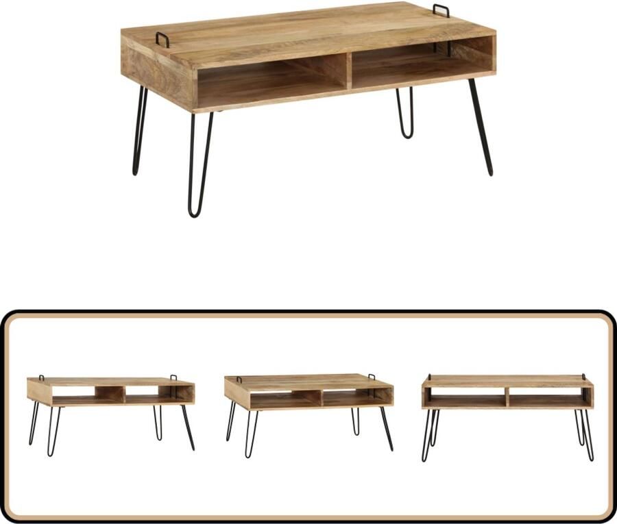 VidaXL -Salontafel-100x60x45-cm-massief-mangohout