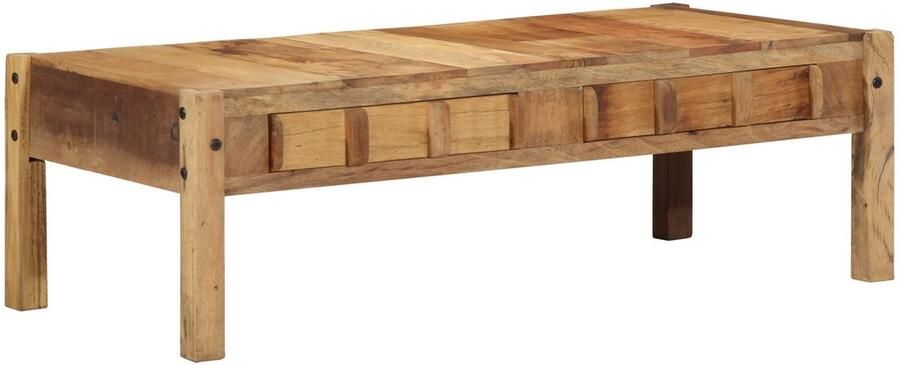 VidaXL Salontafel Bruin 110 x 55 x 35 cm Massief gerecycled hout