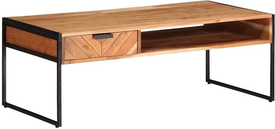 VidaXL Salontafel 110x55x40 cm massief acaciahout