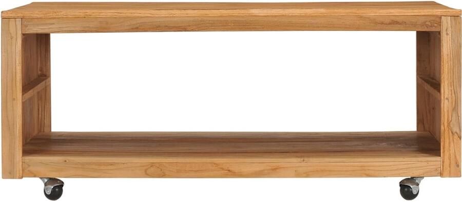 VidaXL Salontafel Salontafels Koffietafel Koffietafels Salontafel 110x60x40 cm massief teakhout