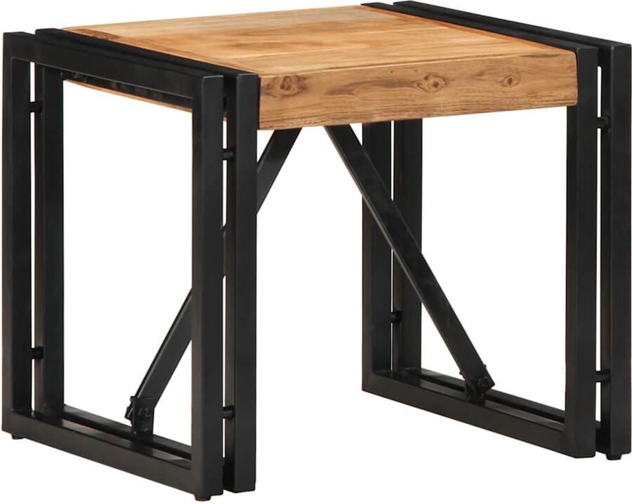 VidaXL Salontafel 40x40x35 cm massief acaciahout