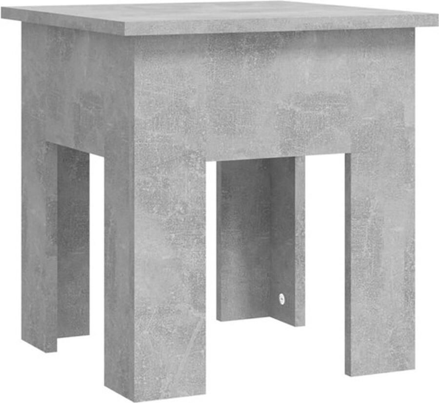 VidaXL Salontafel 40x40x42 cm bewerkt hout betongrijs - Foto 2