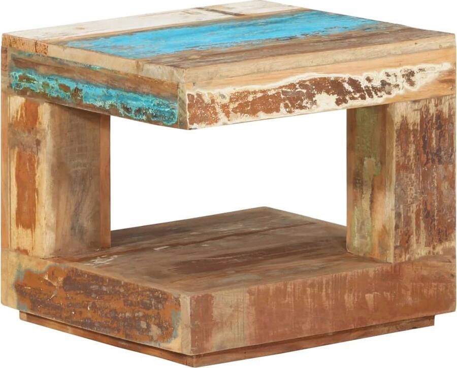 VidaXL -Salontafel-45x45x40-cm-massief-gerecycled-hout - Foto 4