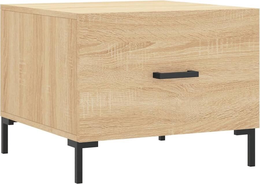 VidaXL -Salontafel-50x50x35-cm-bewerkt-hout-sonoma-eikenkleurig - Foto 11