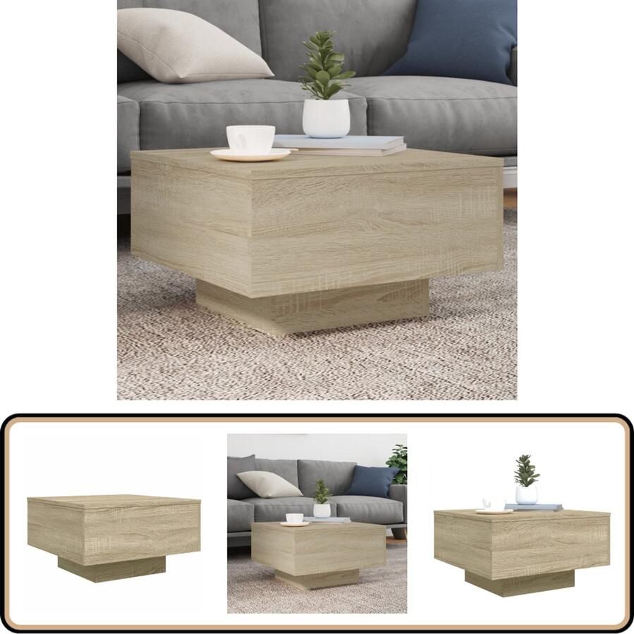 VidaXL -Salontafel-55x55x31-cm-bewerkt-hout-sonoma-eikenkleurig