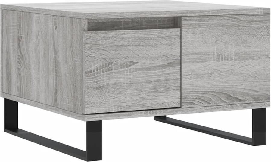 VidaXL -Salontafel-55x55x36 5-cm-bewerkt-hout-grijs-sonoma-eikenkleurig - Foto 7