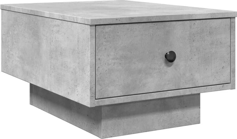 VidaXL Salontafel 60x45x31 cm Hout Betongrijs Salontafel Salontafels Bijzettafel Banktafel