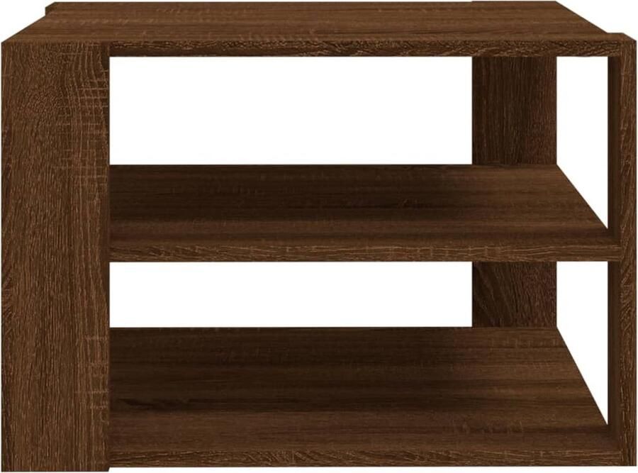 VidaXL -Salontafel-60x60x40-cm-bewerkt-hout-bruineikenkleurig - Foto 2
