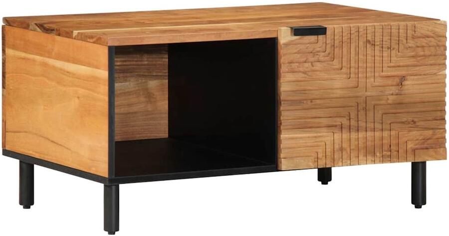 VidaXL Salontafel 80x50x40 cm Massief Acaciahout