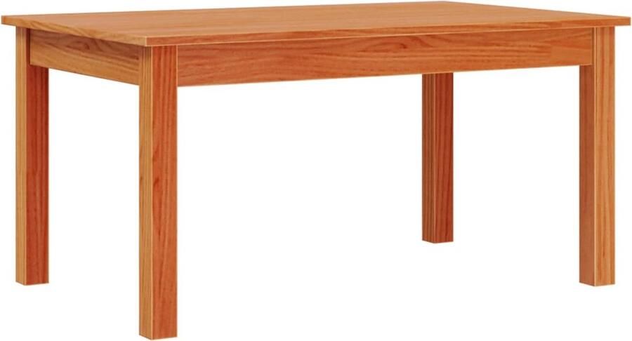 VidaXL -Salontafel-80x50x40-cm-massief-grenenhout-wasbruin