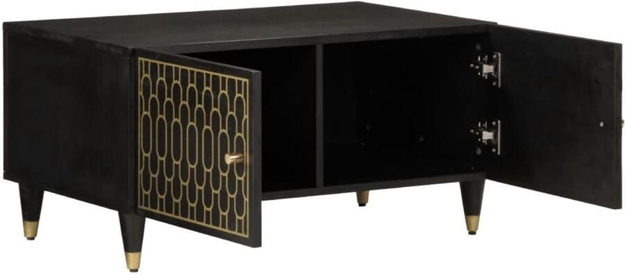 VidaXL Salontafel 80x50x40 cm massief mangohout Salontafel Salontafels Bijzettafel Banktafel