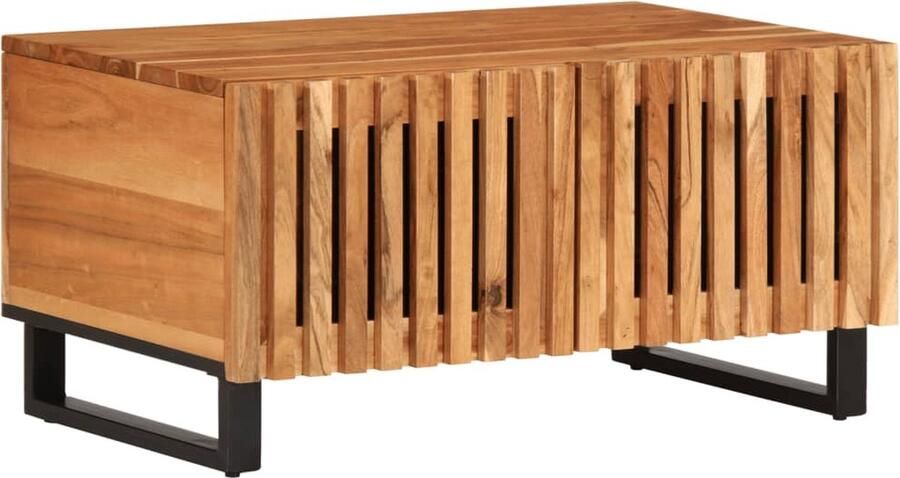 VidaXL Salontafel 80x51x40 cm massief acaciahout