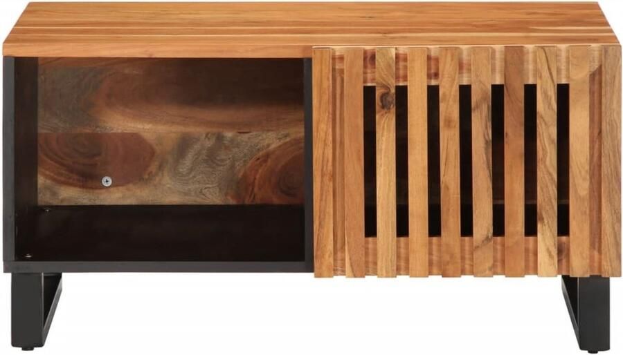 VidaXL Salontafel 80x51x40 cm massief acaciahout Salontafel Salontafels Bijzettafel Banktafel