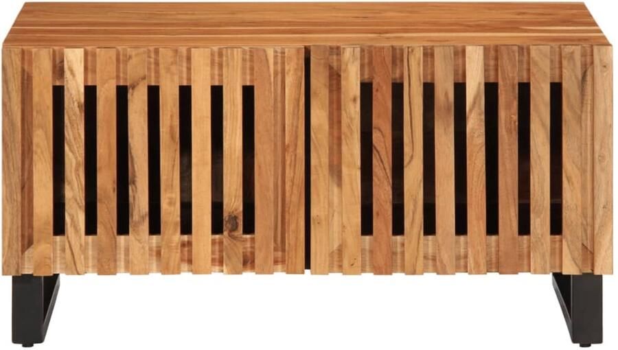 VidaXL Salontafel 80x51x40 cm massief acaciahout Salontafel Salontafels Bijzettafel Banktafel