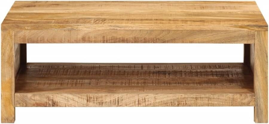 VidaXL Salontafel Massief mangohout 80x55x30 cm Bijzettafel Salontafel Mangohout Houten Tafel Vintage Tafel Industriële Tafel Moderne Tafel Compact Tafeltje Stoere Tafel Woonaccessoires Living Accessoires