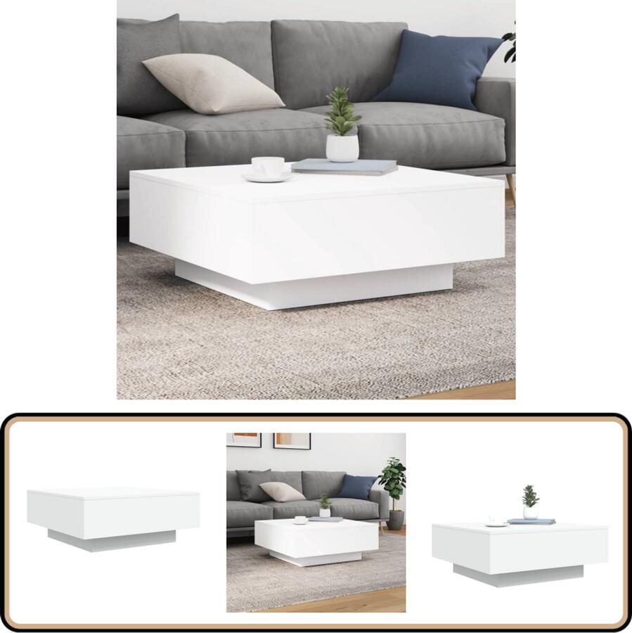 VidaXL -Salontafel-80x80x31-cm-spaanplaat-wit