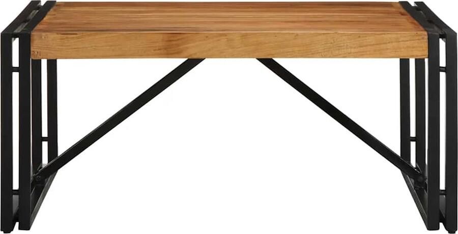 VidaXL Salontafel 80x80x35 cm massief acaciahout Salontafel Salontafels Tafel Bijzettafel