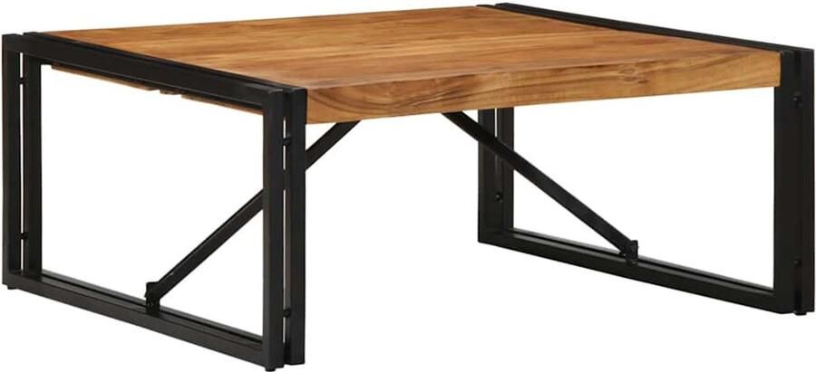 VidaXL Salontafel 80x80x35 cm massief acaciahout