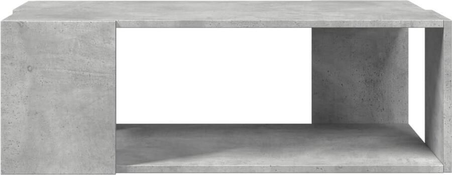 VidaXL Salontafel 89 5x48x30 cm bewerkt hout betongrijs