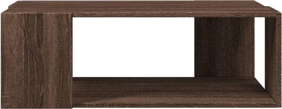 VidaXL Salontafel 89 5x48x30 cm bewerkt hout bruin eikenkleurig - Foto 2