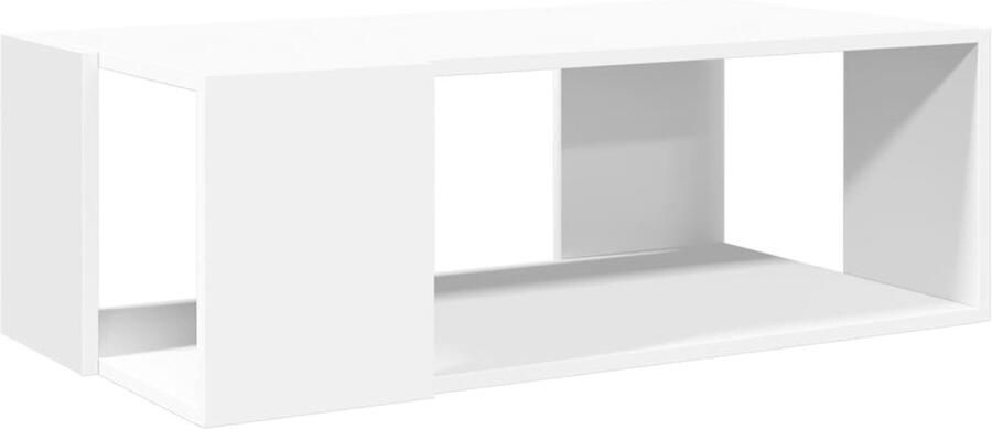 VidaXL Salontafel 89 5x48x30 cm bewerkt hout wit