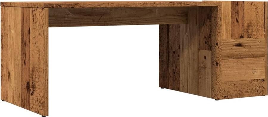 VidaXL Salontafel oud houtkleur 90x45x35 cm Salontafel Houten Salontafel Bijzettafel Decoratieve Salontafel Vintage Salontafel