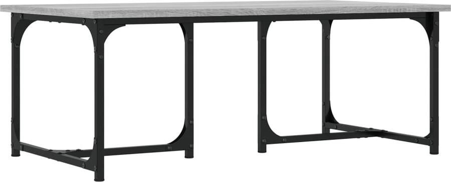 VidaXL Salontafel 90x50x35 cm Grijs Sonoma Eiken Salontafel Houten Salontafel Grijze Salontafel Modern Salontafel Kleine Salontafel