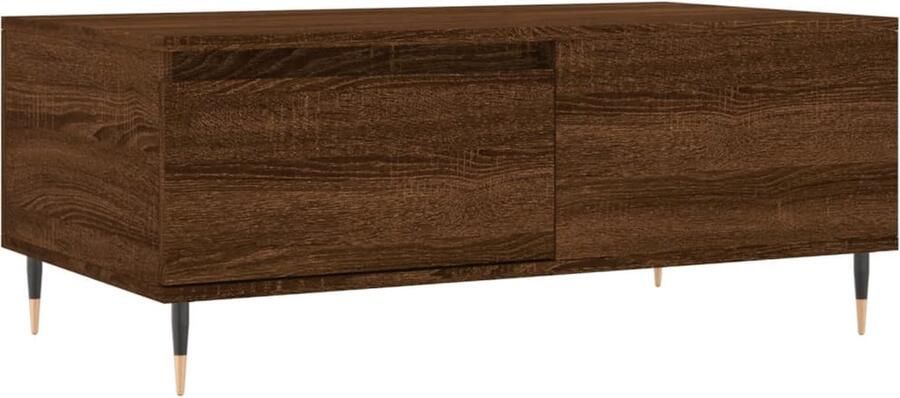 VidaXL Salontafel Bruin Eiken 90x50x36 5 cm Salontafel Salontafels Tafel Bijzettafel