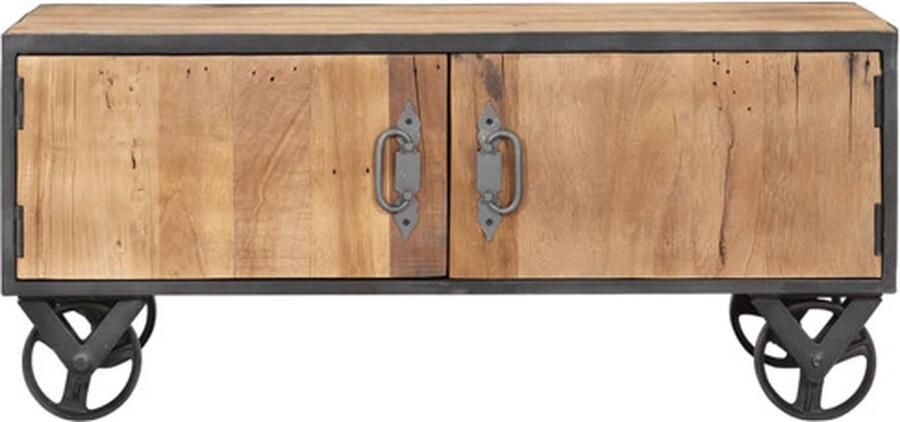 VidaXL Salontafel 90x50x39 cm massief gerecycled hout - Foto 2