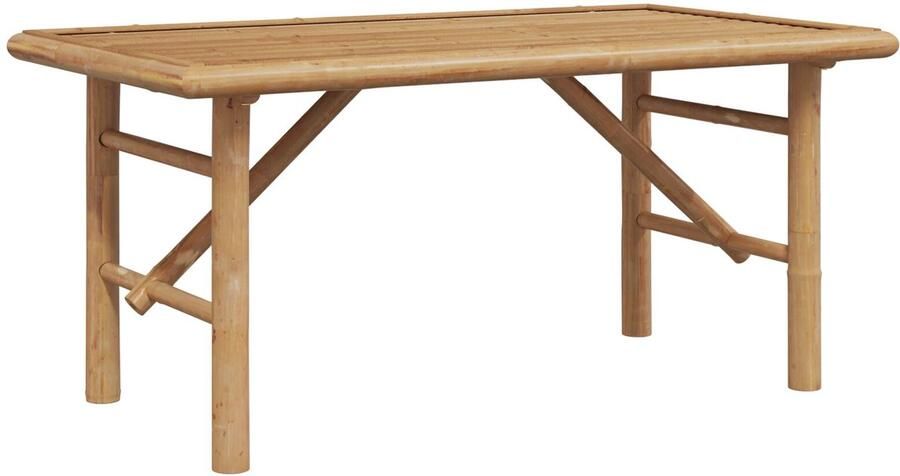 VidaXL Salontafel Natuurlijke Bamboe Bamboevezel 90 x 50 x 43 cm - Foto 2