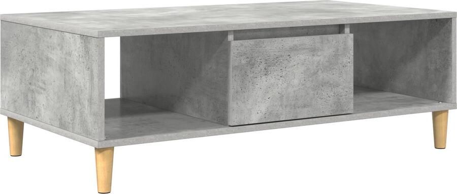 VidaXL met opslag met de deur Betongrijs 103 5 x 60 x 35 cm Bewerkt hout