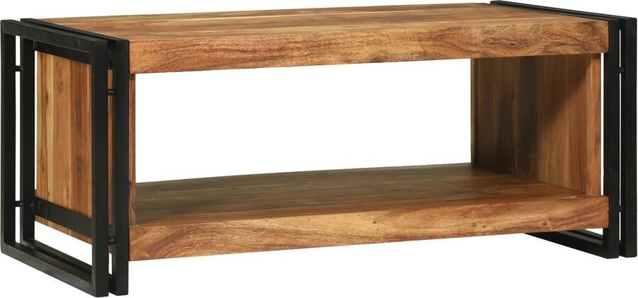 VidaXL Salontafel Bruin 90 x 50 x 38 cm Massief acaciahout