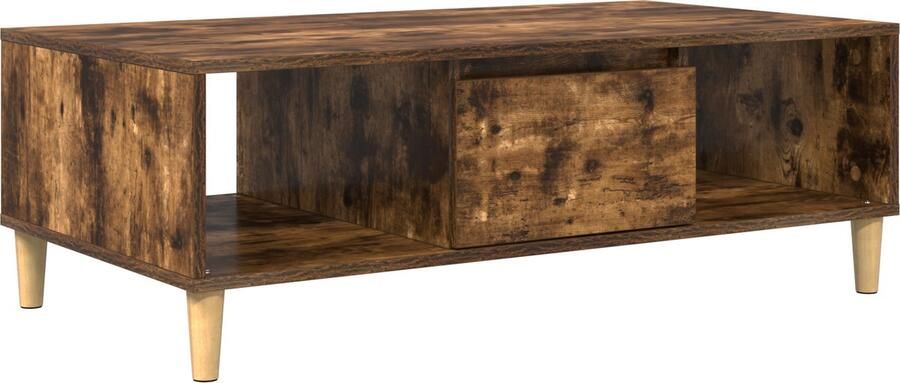 VidaXL met opslag met de deur Gerookt eiken 103 5 x 60 x 35 cm Bewerkt hout