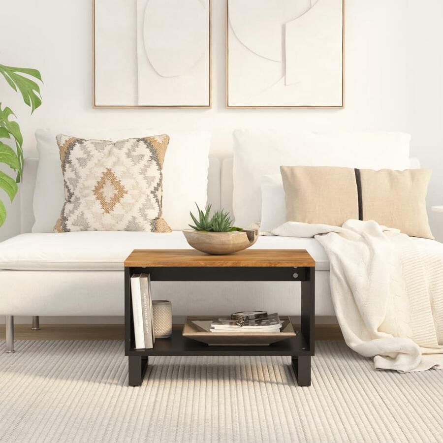 FIONERA Salontafel 60x50x40 cm massief mangohout