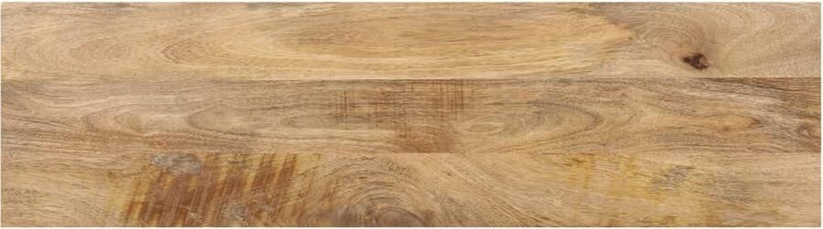 VidaXL Salontafel Massief Mangohout 90x30x40 cm Salontafel Mangohout Tafel Industrieel Design Woonkamer Meubilair Vintage Stijl Bruine Tafel Stoere Tafel Unieke Tafel Tv Tafellaar - Foto 2