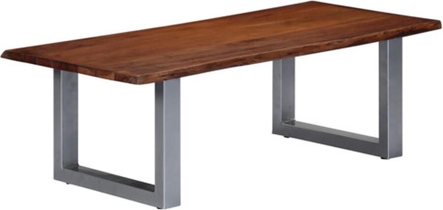 VidaXL -Salontafel-met-natuurlijke-randen-115x60x40-cm-acaciahout - Foto 4