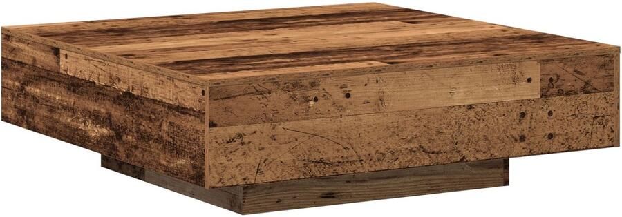 VidaXL Salontafel Oude Hout 100 x 100 x 31 cm Duurzaam Salontafel