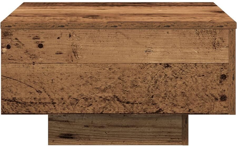 VidaXL Salontafel Oude Hout 55x55x31 cm Engineered Wood - Foto 2