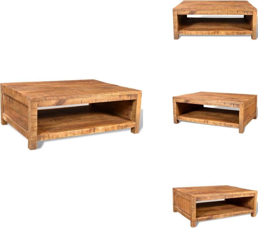 VidaXL Salontafel Salon Tafel Salon Tafels Salontafel massief mangohout