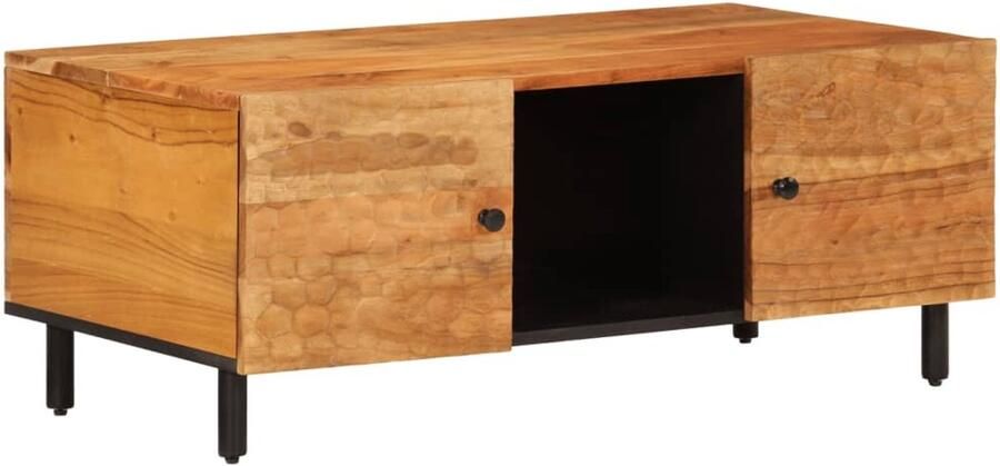 VidaXL Salontafel 100x54x40 cm massief acaciahout Salontafel Salontafels Bijzettafel Banktafel