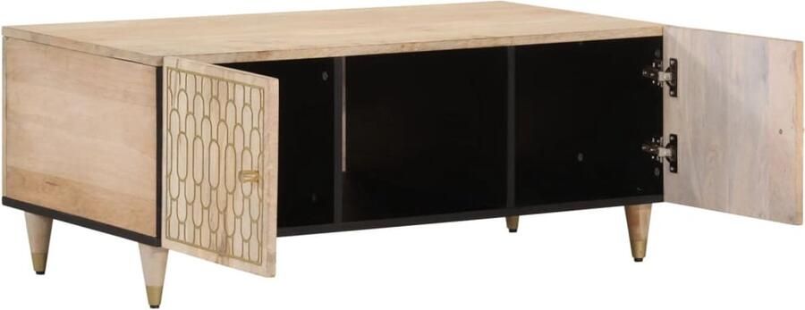 VidaXL Salontafel 100x54x40 cm massief mangohout Salontafel Salontafels Bijzettafel Banktafel