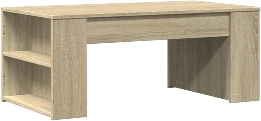 VidaXL Salontafel 102x55x42 cm Sonoma eiken Salontafel Houten Salontafel Eiken Salontafel Spaarzaam Salontafel Tv Tafella