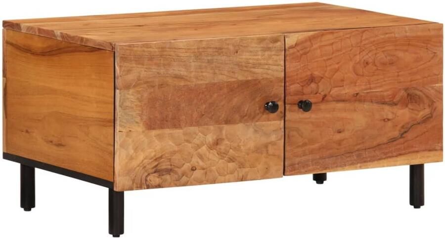 VidaXL Salontafel 80x50x40 cm massief acaciahout Salontafel Salontafels Bijzettafel Banktafel