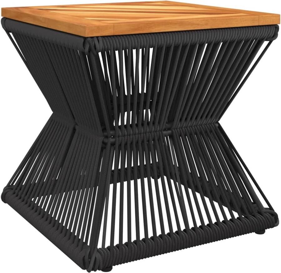 VidaXL Salontafel Salontafels Bijzettafel Banktafel Salontafel met draad 38x38x38 cm massief acaciahout