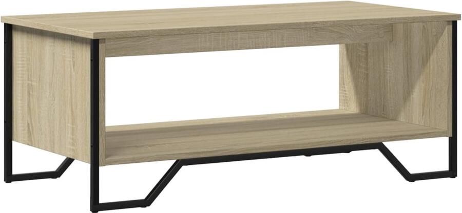 VidaXL Salontafel 100x51x40 cm Sonoma eiken Salontafel Salontafels Bijzettafel Woonkamertafel