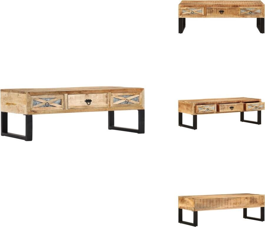 VidaXL Salontafel Salontafels Koffie Tafel Koffie Tafels Salontafel 110x50x38 cm massief mangohout