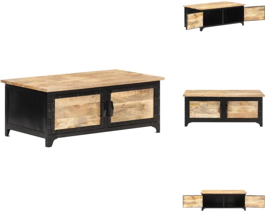VidaXL Salontafel Salontafels Koffie Tafel Koffie Tafels Salontafel 90x50x35 cm massief mangohout