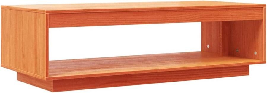 VidaXL Salontafel 110x50x33 5 cm massief grenenhout wasbruin Salontafel Salontafels Tafel Bijzettafel
