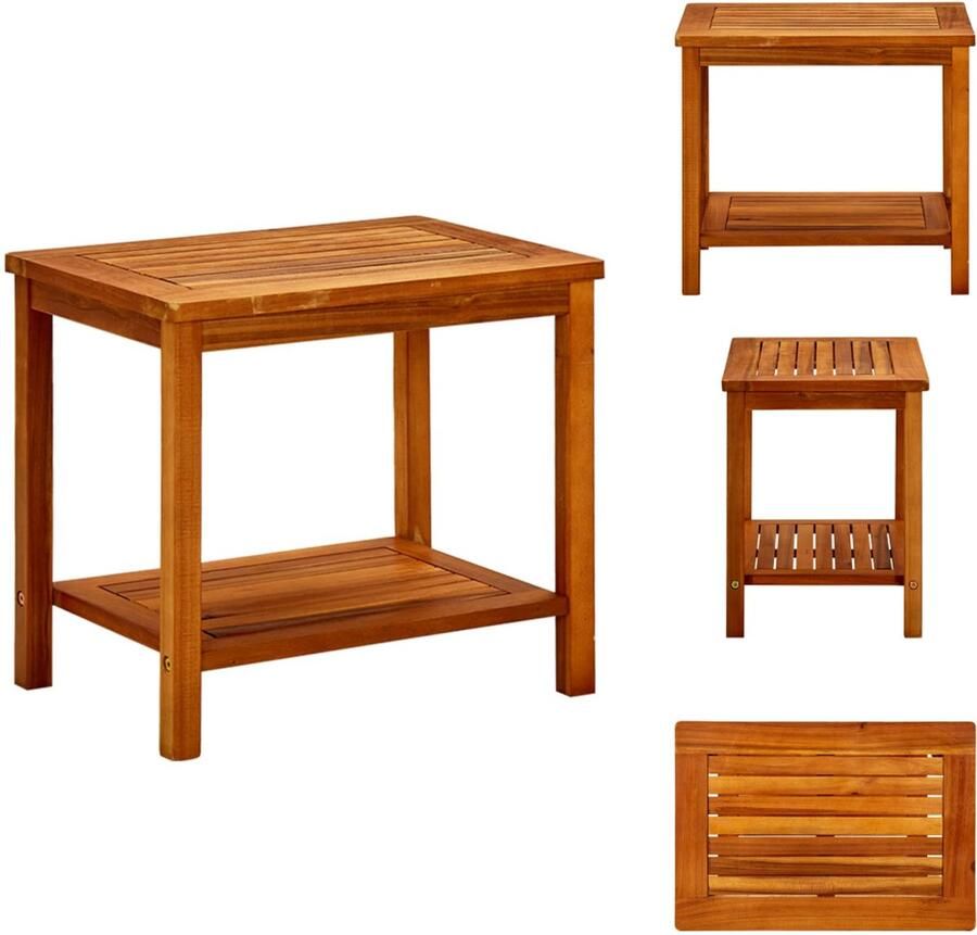 VidaXL Salontafel Salontafels Theetafel Theetafels Salontafel 50x35x45 cm massief acaciahout